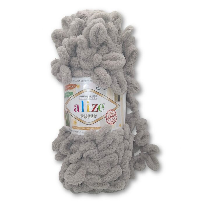Νήμα Puffy 100γρ 9μ Γκρι