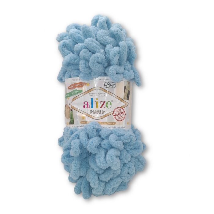 Νήμα Puffy 100γρ 9μ Γαλάζιο