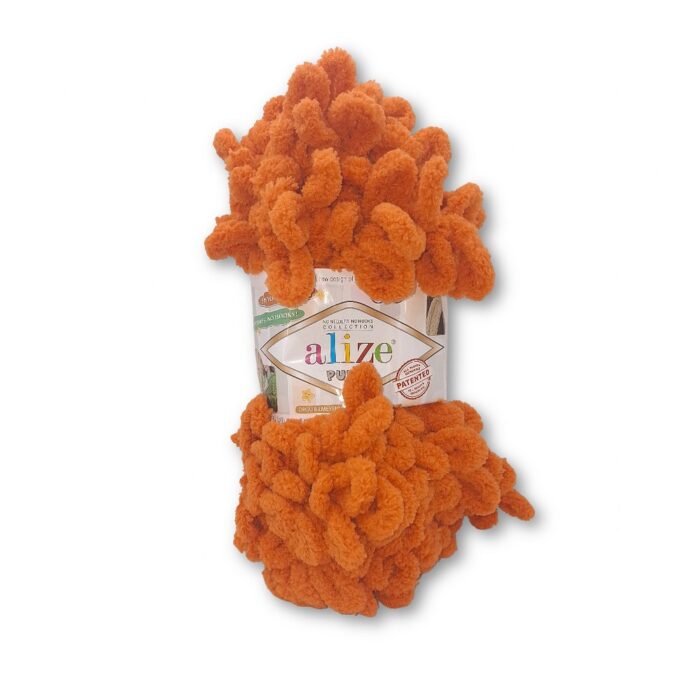Νήμα Puffy 100γρ 9μ Κεραμιδί Πορτοκαλί