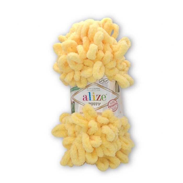 Νήμα Puffy 100γρ 9μ Κίτρινο