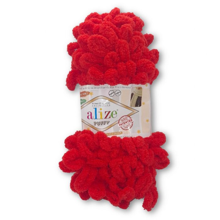 Νήμα Puffy 100γρ 9μ Κόκκινο