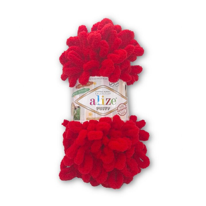 Νήμα Puffy 100γρ 9μ Κόκκινο Σκούρο