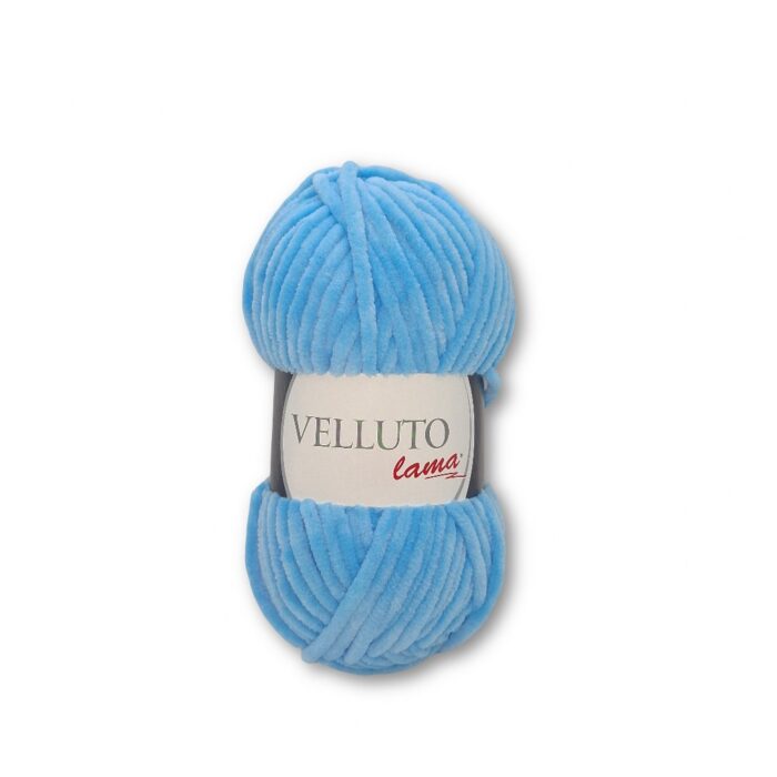 Νήμα Velluto 100gr 120m Γαλάζιο
