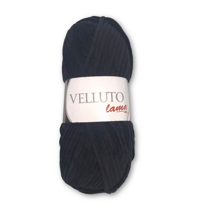 Νήμα Velluto 100gr 120m Μαύρο