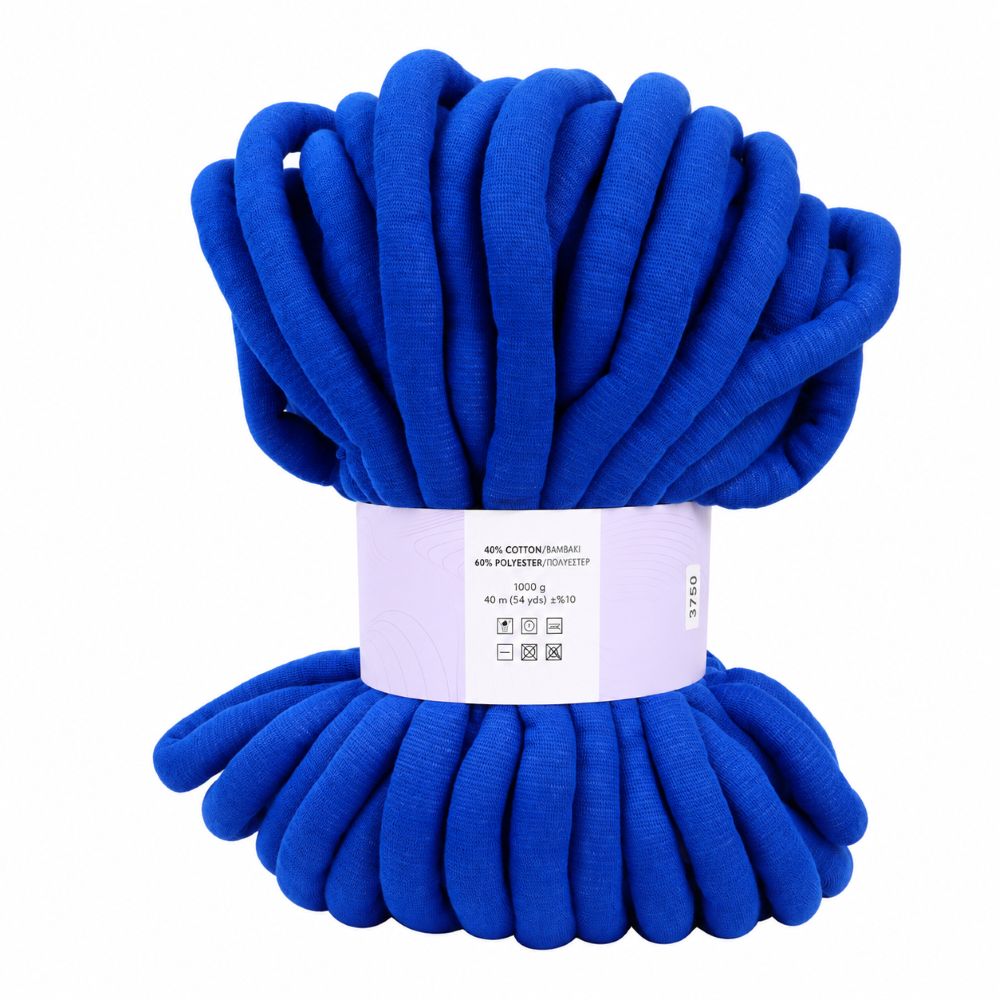 Grande Yarn Polypuff τύπου Marshmallow - Μπλε ρουά - Image 2