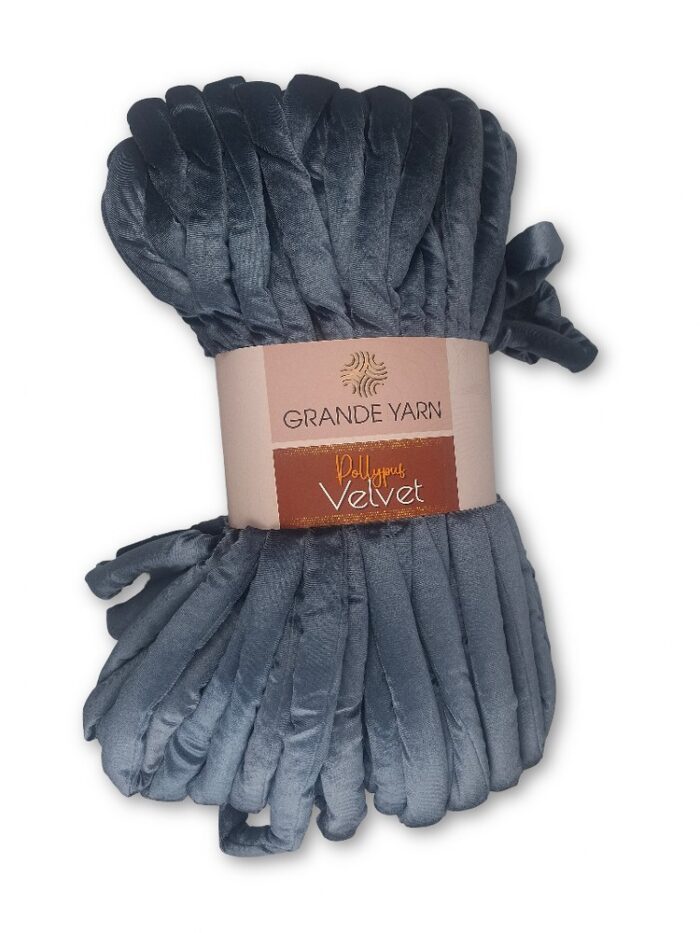 Νήμα Polypuff Velvet 100γρ 40μ  Ανθρακί