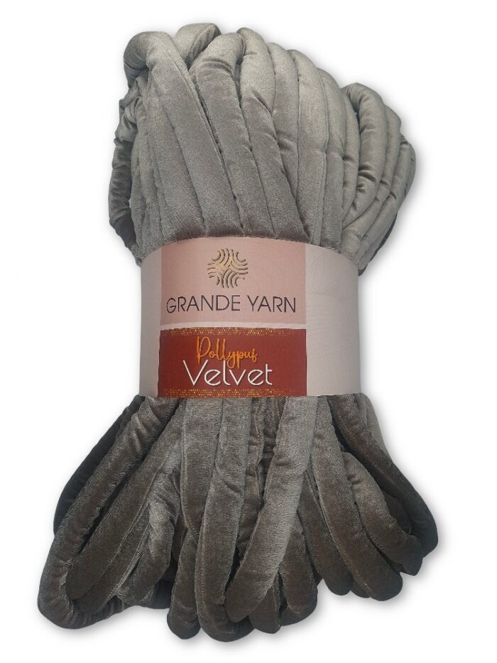 Νήμα Polypuff Velvet 100γρ 40μ  Γκρι