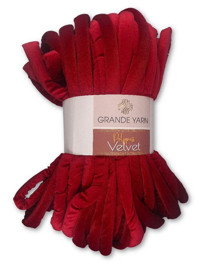 Νήμα Polypuff Velvet 100γρ 40μ Κόκκινο