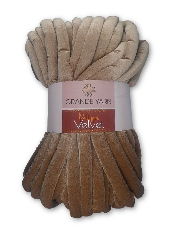 Νήμα Polypuff Velvet 100γρ 40μ Χρυσό- Μπεζ