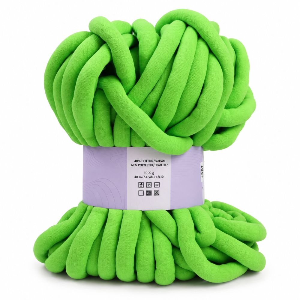 Grande Yarn Polypuff τύπου Marshmallow - Λαχανί - Image 2