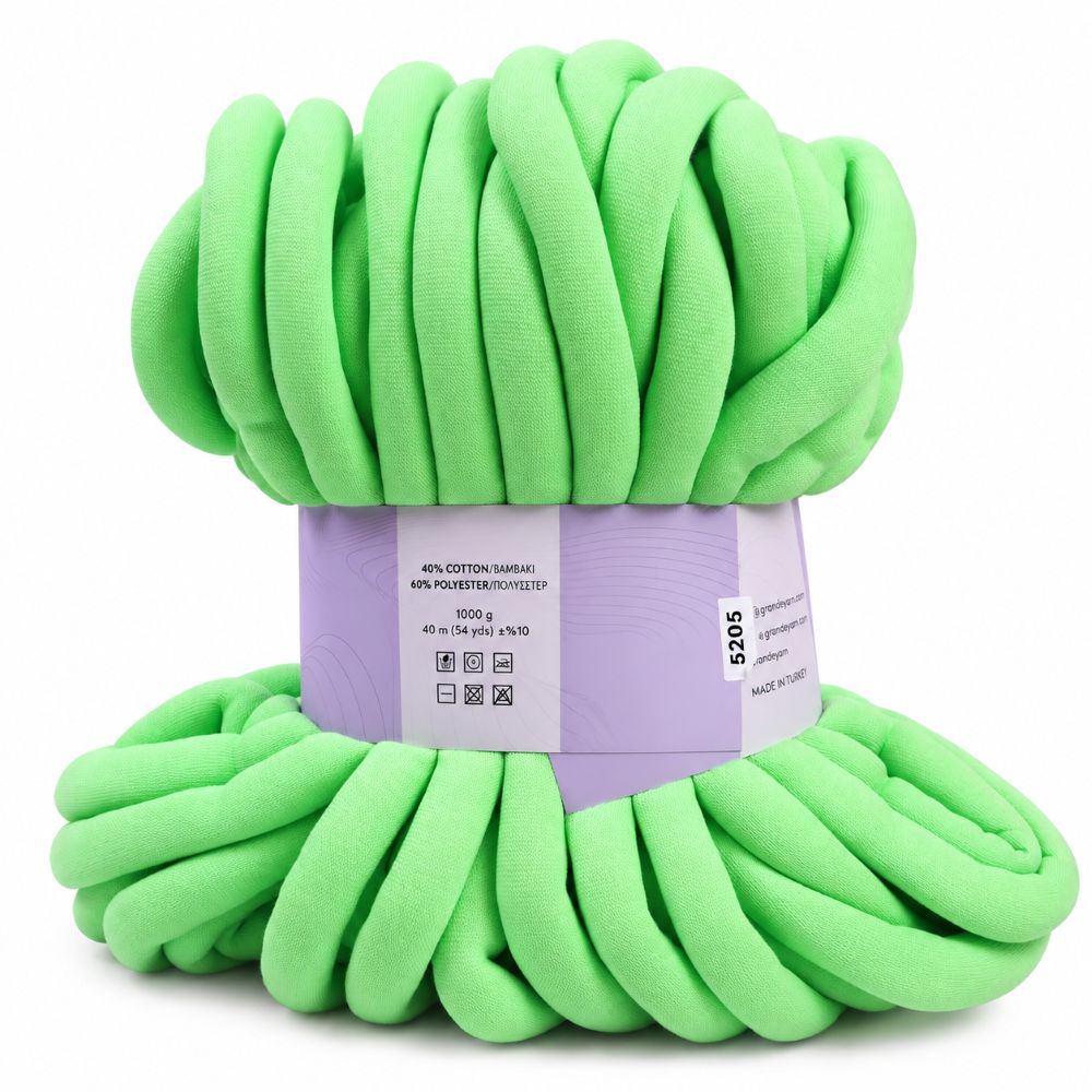 Grande Yarn Polypuff τύπου Marshmallow - Λάιμ - Image 2
